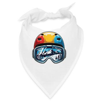 Skihelm Berge Smile - Bandana - Weiß - Vorne