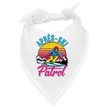 Apres Ski Patrol - Bandana - Weiß - Vorne