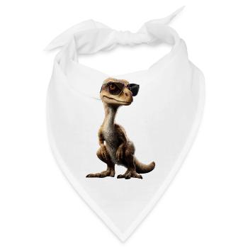 Raptor Velociraptor Dinosaurier Dino Raptoren - Bandana - Weiß - Vorne