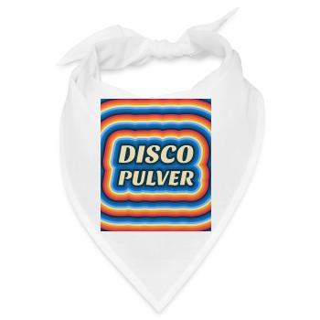 Disco Pulver Retro Logo - Bandana - Weiß - Vorne