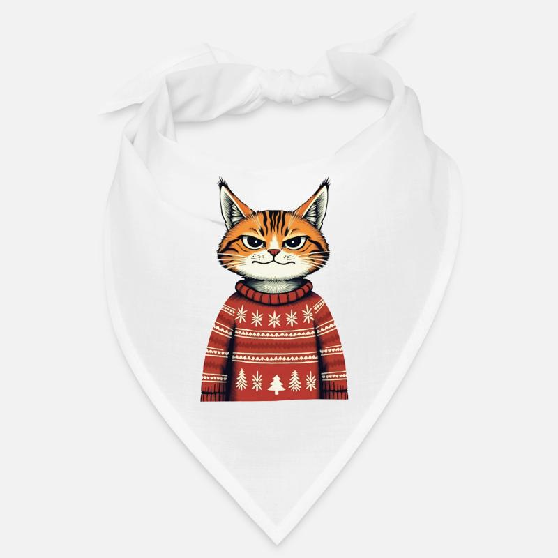 Chat de Noël Bandana