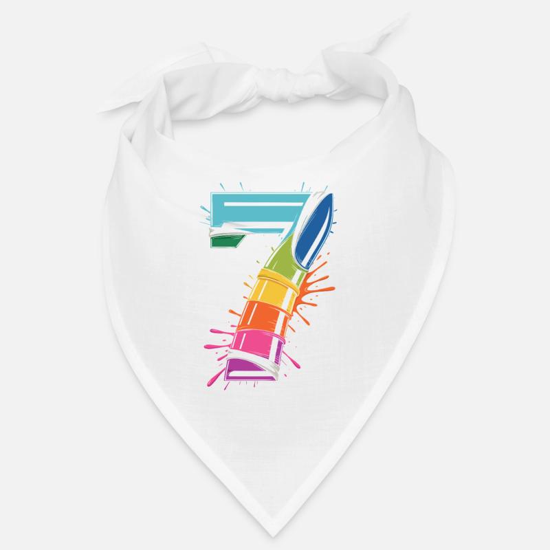 Regenbogen7 Spritzdesign Bandana