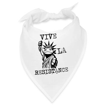 Freiheitsfigur Maske Cartoon - Bandana - Weiß - Vorne