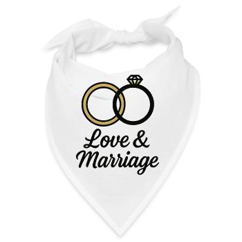 Liebe & Ehe Trauringe - Liebe & Ehe - Bandana - Weiß - Vorne