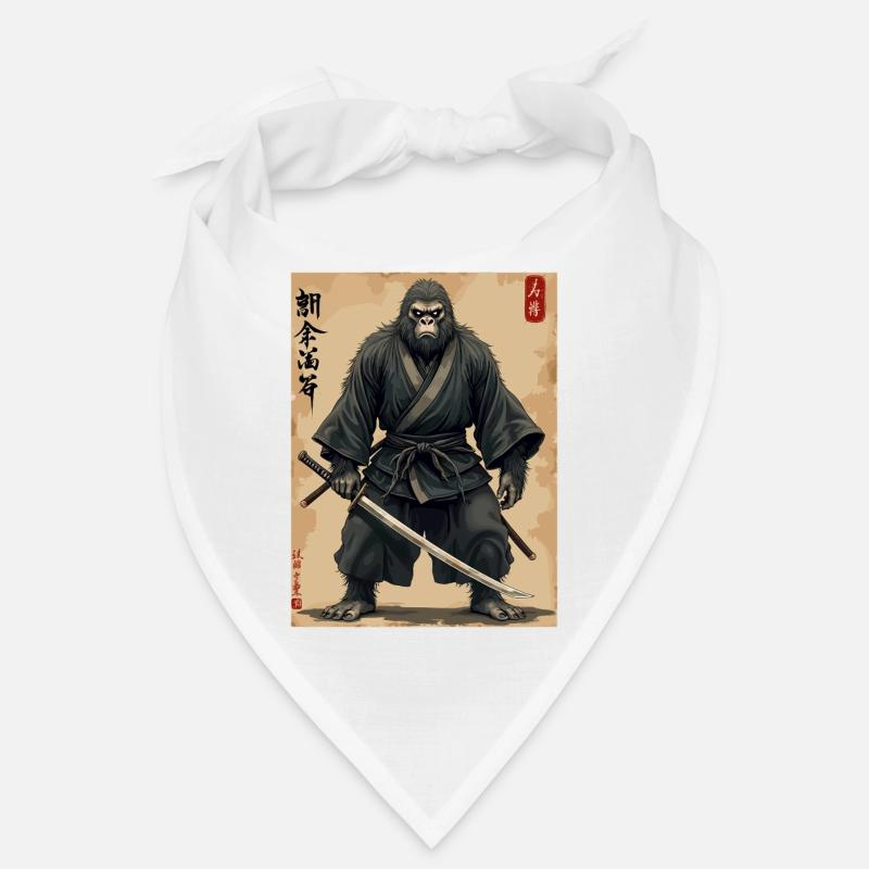 Gorilla Samurai mit Katana Bandana