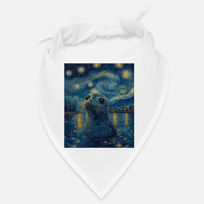 Robbe Van Gogh Style Starry Night Bandana