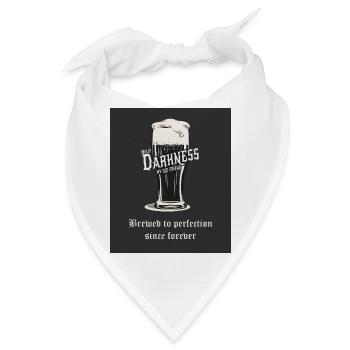 Hello Darkness – Brewed to Perfection - Bandana - Weiß - Vorne