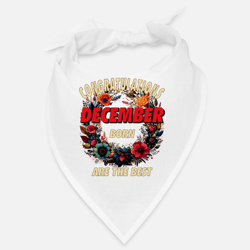 CONGRATULATIONS DECEMBER Bandana