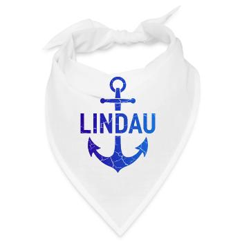 Anker Lindau Bodensee - Bandana - Weiß - Vorne