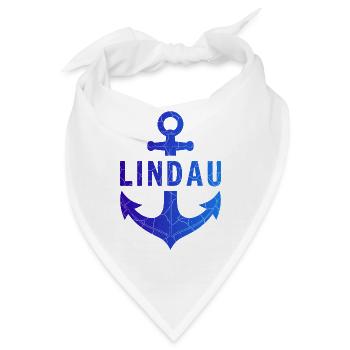 Anker Lindau Bodensee - Bandana - Weiß - Vorne