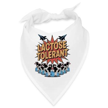 Laktose Tolerant - Bandana - Weiß - Vorne