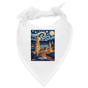 Wien - Bandana - Weiß - Vorne