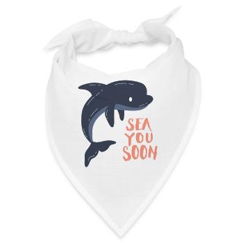 Nautic Design Dolphin Sea Bis bald - Bandana - Weiß - Vorne