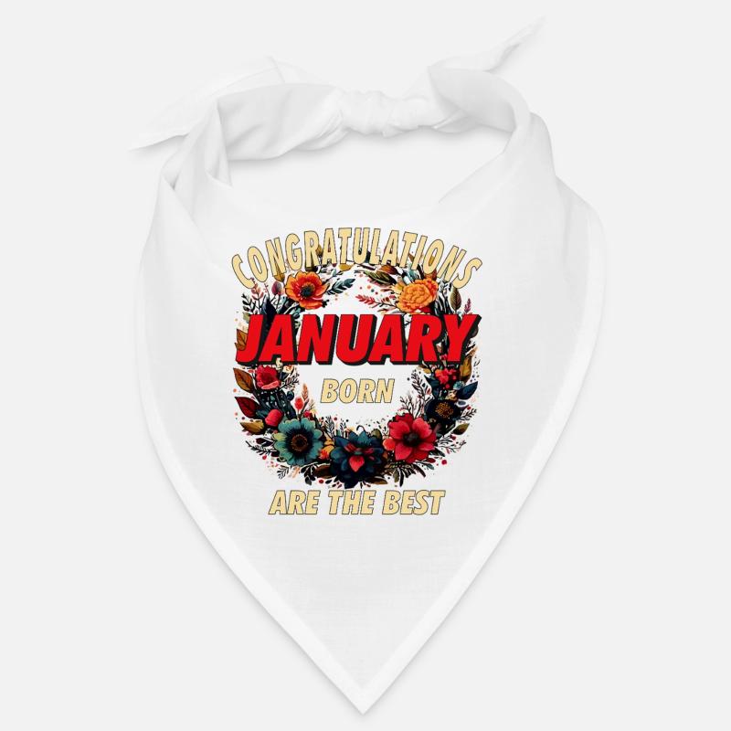 CONGRATULATIONS JANUARY Bandana