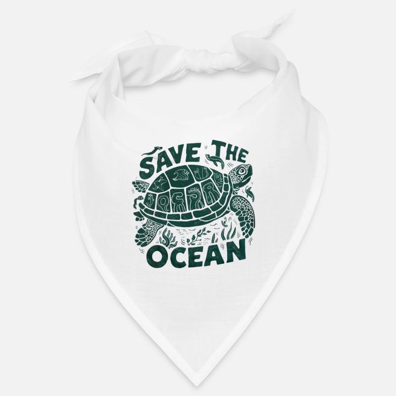 Save the Ocean Message for Sailors Skippers Bandana