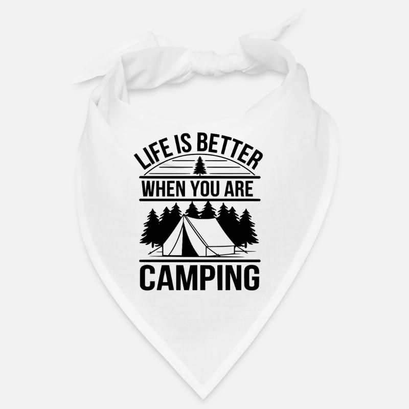 Zelt Camper Das Leben ist besser Camping Bandana