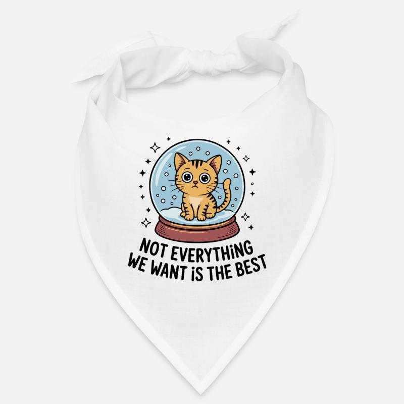 Kawaii Cat Snow Globe Bandana