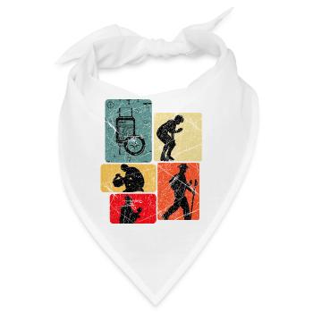 Geocaching - Bandana - Weiß - Vorne