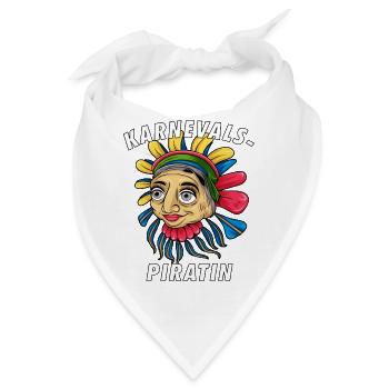 KARNEVALS PIRATIN - Bandana - Weiß - Vorne
