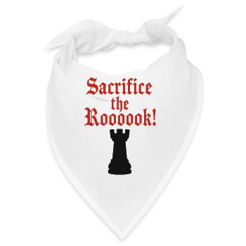 Opfer des Turms Gothic - Bandana - Weiß - Vorne