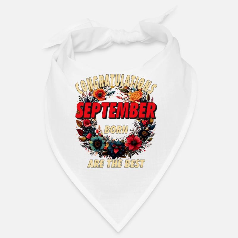 FÉLICITATIONS SEPTEMBRE Bandana