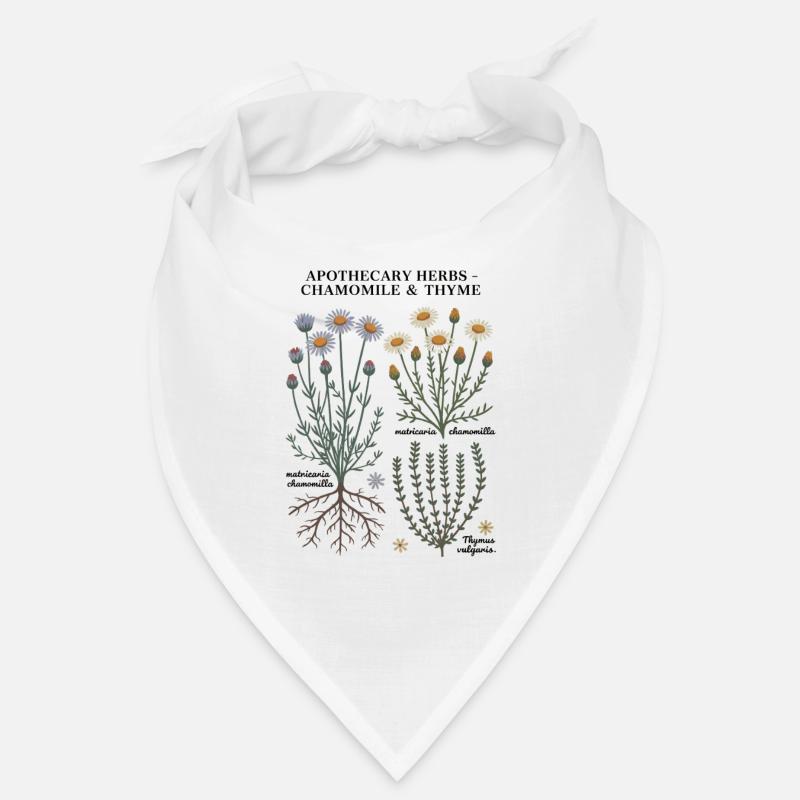Apothecary Herbs – Chamomile & Thyme Bandana
