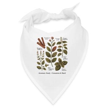 Aromatic Study – Zimt & Basilikum - Bandana - Weiß - Vorne