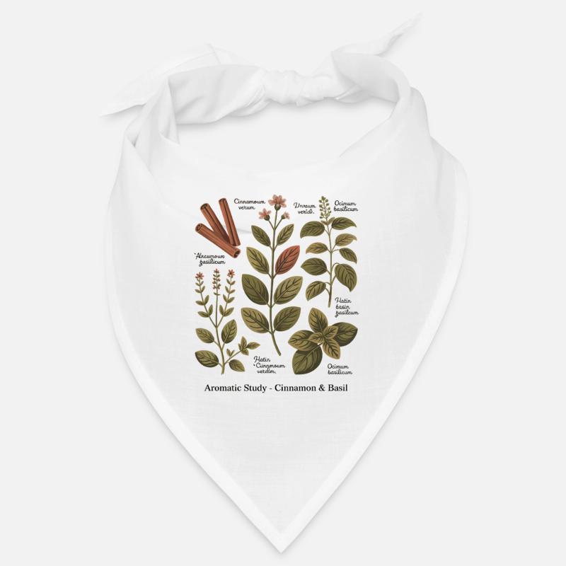 Aromatic Study – Cinnamon & Basil Bandana