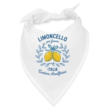 Limoncello Per Favore Italien Amalfiküste - Bandana - Weiß - Vorne