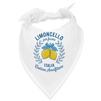 Limoncello Per Favore Italia Amalfiküste - Bandana - Weiß - Vorne