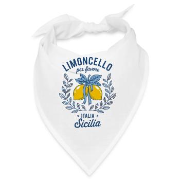 Limoncello Per Favore Italia Sicilia - Bandana - Weiß - Vorne