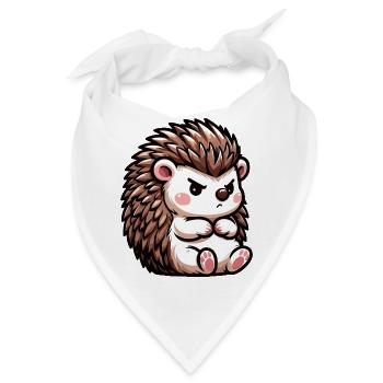 Igel Igelliebhaber Igelbesitzer Igelhalter Stachel - Bandana - Weiß - Vorne