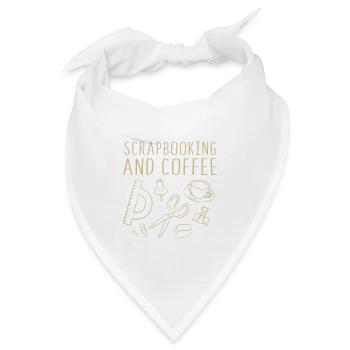 Scrapbook Scrapbooking - Bandana - Weiß - Vorne