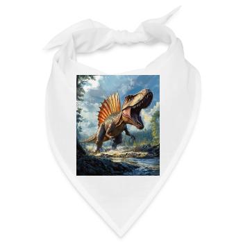 Spinosaurus - Bandana - Weiß - Vorne