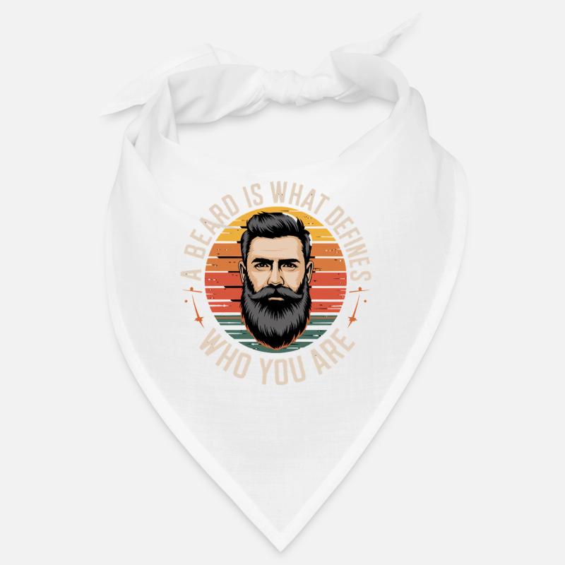 Une barbe définit qui vous êtes Style rétro Bandana