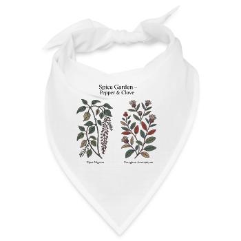 Botanische Gewürze - Bandana - Weiß - Vorne