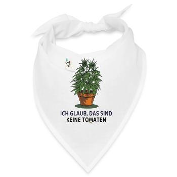 Tag 92 – immer noch keine Tomaten - Bandana - Weiß - Vorne