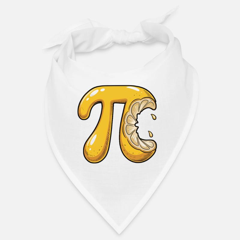 Zitrone Pi Mathe Bandana