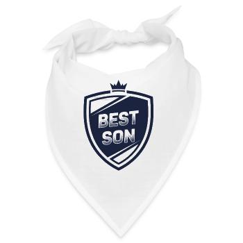 Best Son Shield - Bandana - Weiß - Vorne