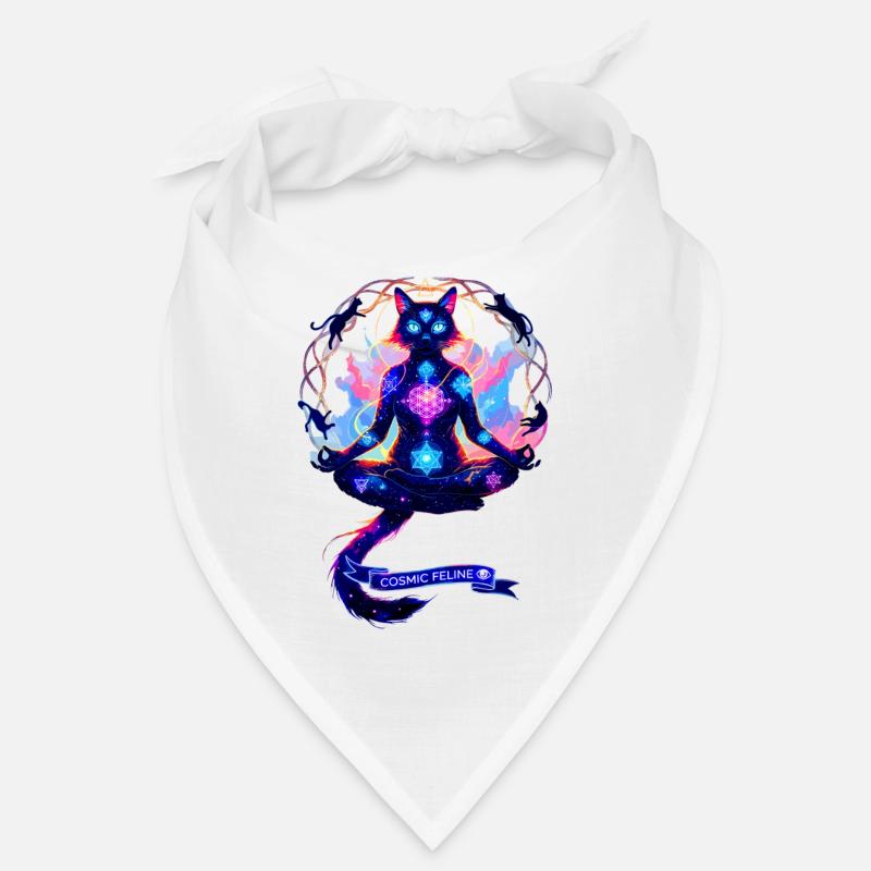Chat de Chakra Cosmique Bandana