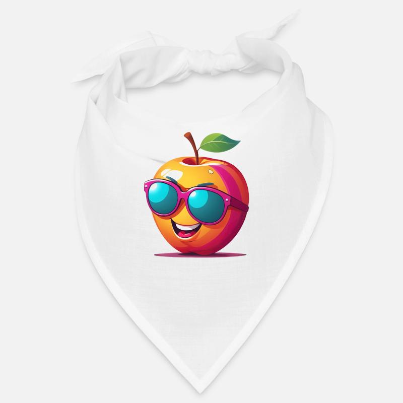 Apple with sunglasses Bandana
