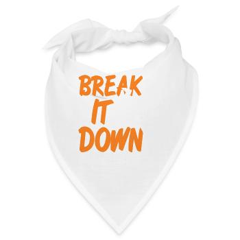 Break It Down Rhythm Motion Dance Power - Bandana - Weiß - Vorne