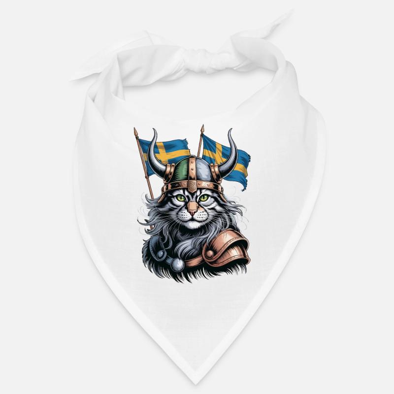 Schweden Katze Wikinger Bandana