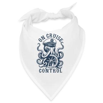 Am Tempomat Captain Octopus Lenkrad - Bandana - Weiß - Vorne