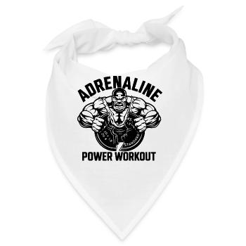 Adrenalin Power Workout - Bandana - Weiß - Vorne