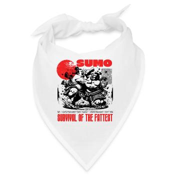 SUMO - Survival Of The Fattest - Bandana - Weiß - Vorne