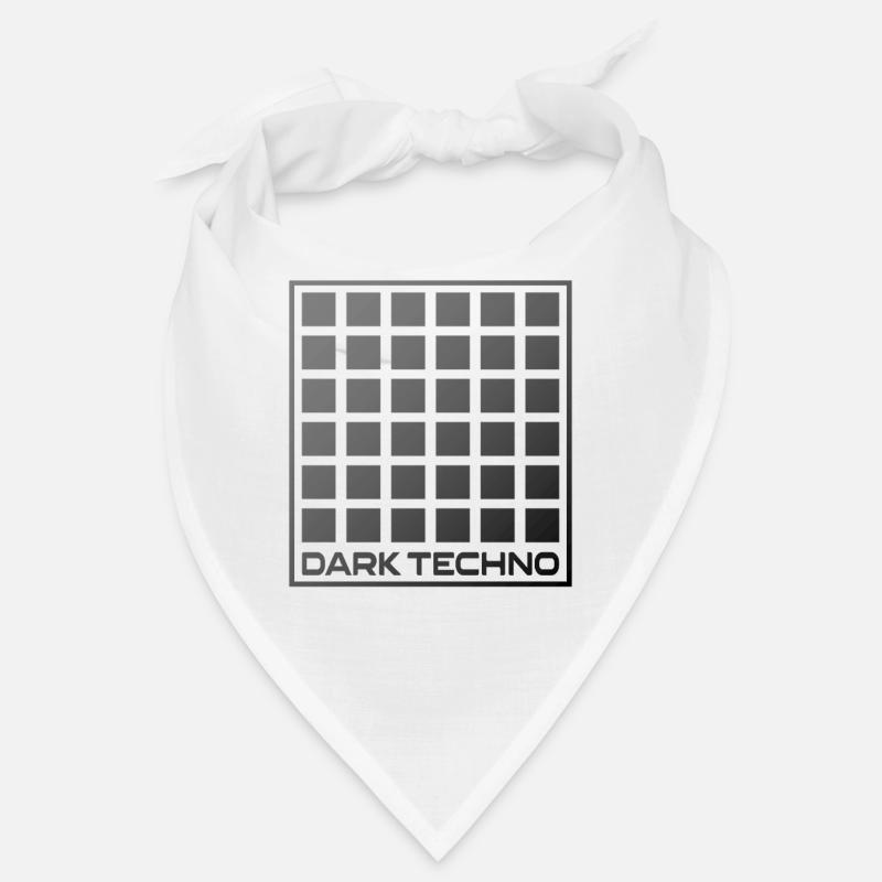Dark Techno Grid Bandana