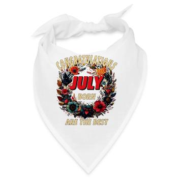 CONGRATULATIONS JULY - Bandana - Weiß - Vorne