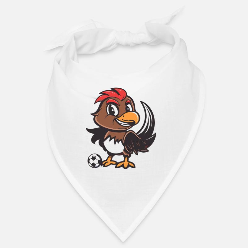 Hahn Fußball Comic Bandana