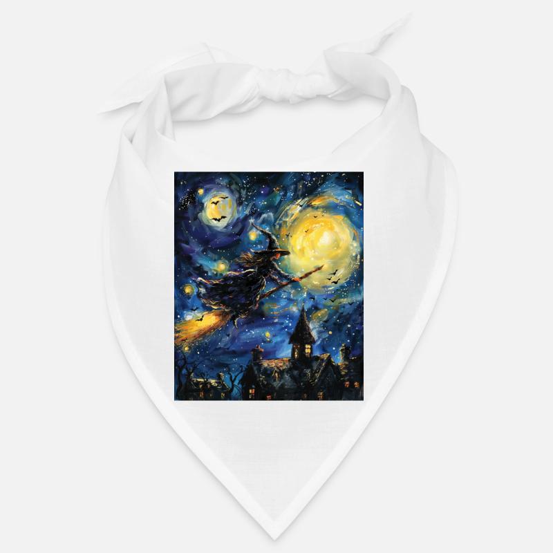 Sorcière Van Gogh Nuit étoilée Bandana